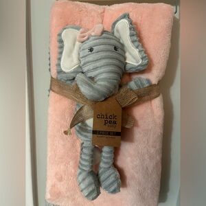 2 Piece Blanket and Doll set by Chick Pea